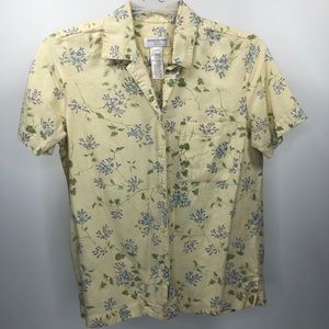 Jones New York Floral Collard Shirt